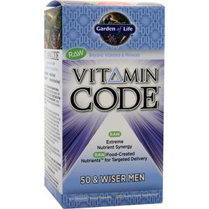 Garden Of Life Vitamin Code - 50 & Wiser Men 120 vcaps