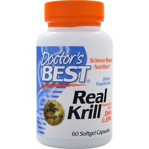 Doctor's Best Real Krill - Enhanced with DHA & EPA 60 sgels