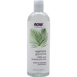 Now Vegetable Glycerine 100% Pure Versatile Skin Care 16 fl.oz