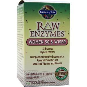 Garden Of Life Raw Enzymes - Women 50 & Wiser 90 vcaps
