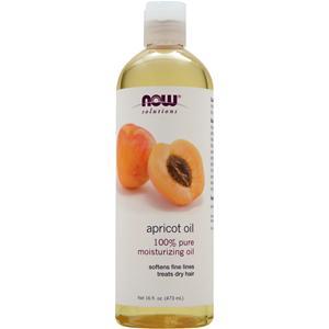 Now Apricot Oil - 100% Pure 16 fl.oz