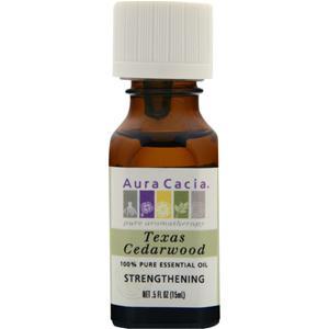 Aura Cacia Texas Cedarwood 100% Pure Essential Oil 0.5 fl.oz