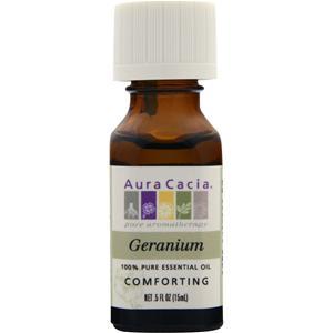 Aura Cacia Geranium - 100% Pure Essential Oil 0.5 fl.oz