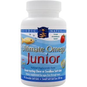 Nordic Naturals Ultimate Omega Junior Strawberry 90 sgels
