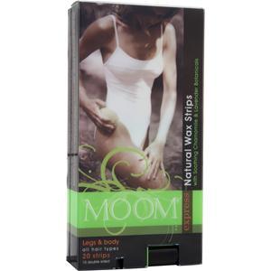 Moom Natural Wax Strips Legs & Body 20 strip