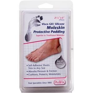 Pedifix Visco-GEL Silicone Moleskin Protective Padding 2 unit