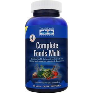 Trace Minerals Research Complete Foods Multi 240 tabs