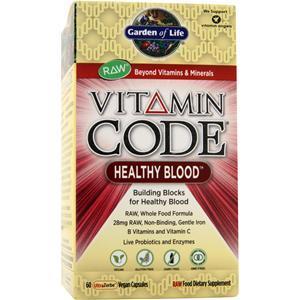 Garden Of Life Vitamin Code - Healthy Blood 60 vcaps
