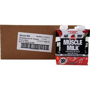 Cytosport Muscle Milk RTD Strawberries 'N Creme (11 fl.oz) 12 cans