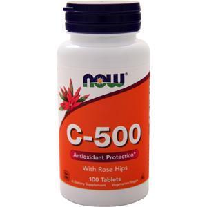 Now C-500 with Rose Hips 100 tabs