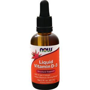 Now Vitamin D3 Liquid (400IU) 2 fl.oz