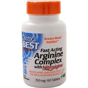 Doctor's Best Fast Acting Arginine Complex with Nitrosigine 60 tabs