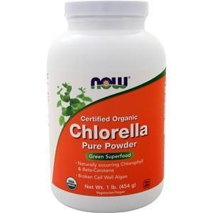 Now Chlorella Powder - Certified Organic 1 lbs