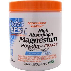 Doctor's Best High Absorption Magnesium Powder with TRAACS 200 grams