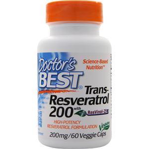 Doctor's Best Trans-Resveratrol 200 60 vcaps