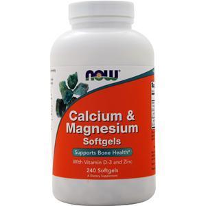Now Calcium & Magnesium 240 sgels