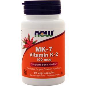 Now MK-7 (Vitamin K-2) 60 vcaps
