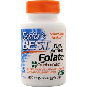 Doctor's Best Fully Active Folate with Quatrelolic (400mcg) 90 vcaps