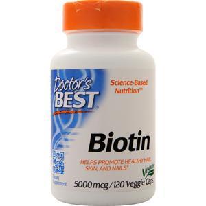 Doctor's Best Best Biotin (5000mcg) 120 vcaps