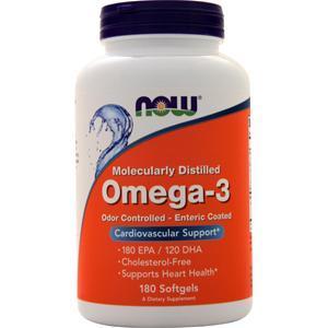 Now Omega-3 Odor Controlled, Enteric (1000mg) 180 sgels