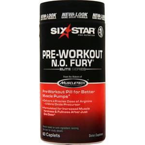 Six Star Pro Nutrition Professional Strength N.O. Fury Elite Series 60 cplts