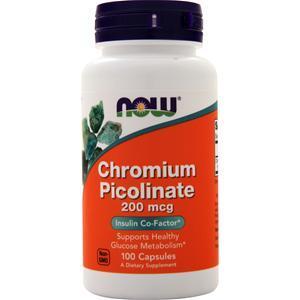 Now Chromium Picolinate (200mcg) 100 caps