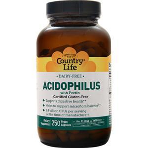 Country Life Acidophilus with Pectin 250 vcaps