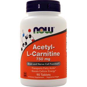 Now Acetyl-L Carnitine (750mg) 90 tabs