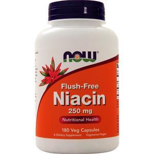 Now Flush-Free Niacin (250mg) 180 vcaps