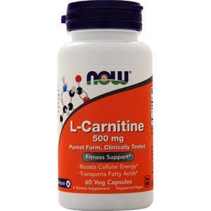 Now L-Carnitine Fitness Support (500mg) 60 vcaps