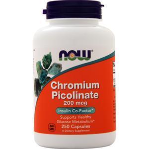 Now Chromium Picolinate (200mcg) 250 caps