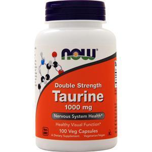 Now Double Strength Taurine (1000mg) 100 vcaps
