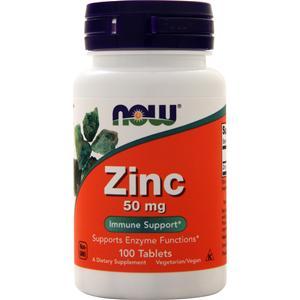 Now Zinc Gluconate (50mg) 100 tabs