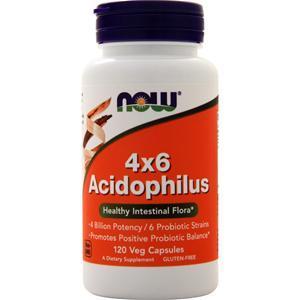 Now 4 x 6 Acidophilus 120 caps