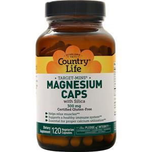 Country Life Target-Mins - Magnesium Caps with Silica 120 vcaps