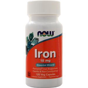 Now Iron (18mg) 120 vcaps