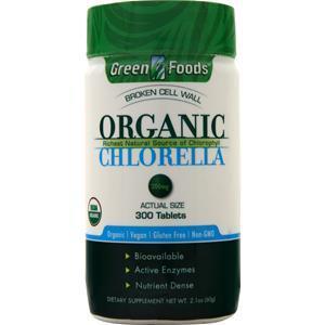 Green Foods Organic Chlorella (200mg) 300 tabs