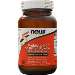Now Probiotic-10 50 Billion Powder 2 oz
