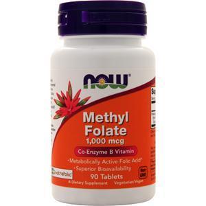 Now Methyl Folate (1000mcg) 90 tabs
