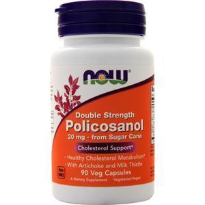 Now Policosanol - Double Strength (20mg) 90 vcaps