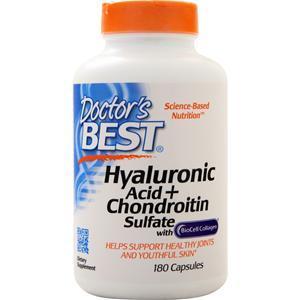 Doctor's Best Best Hyaluronic Acid with Chondroitin Sulfate 180 caps