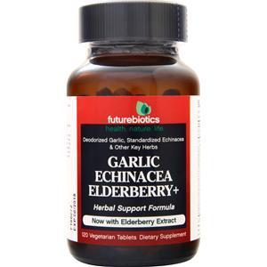 Futurebiotics Garlic Echinacea Elderberry + 120 tabs