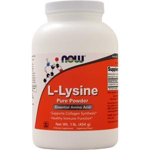 Now L-Lysine 100% Pure Powder 1 lbs