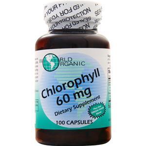 World Organics Chlorophyll (60mg) 100 vcaps