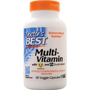 Doctor's Best Multi-Vitamin with Vitashine D3 and Quatrefolic 90 vcaps