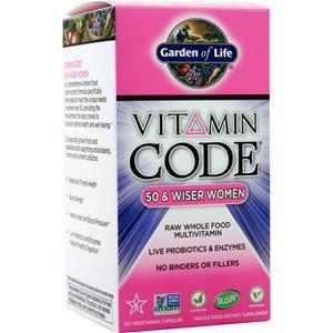 Garden Of Life Vitamin Code - 50 & Wiser Women 120 vcaps