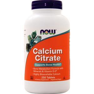Now Calcium Citrate 250 tabs