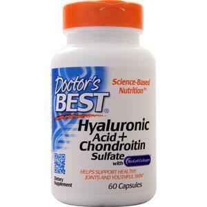Doctor's Best Hyaluronic Acid + Chondroitin Sulfate with BioCell Collagen 60 caps