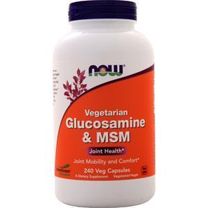 Now Vegetarian Glucosamine & MSM 240 vcaps