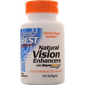 Doctor's Best Natural Vision Enhancers with FloraGlo Lutein 60 sgels